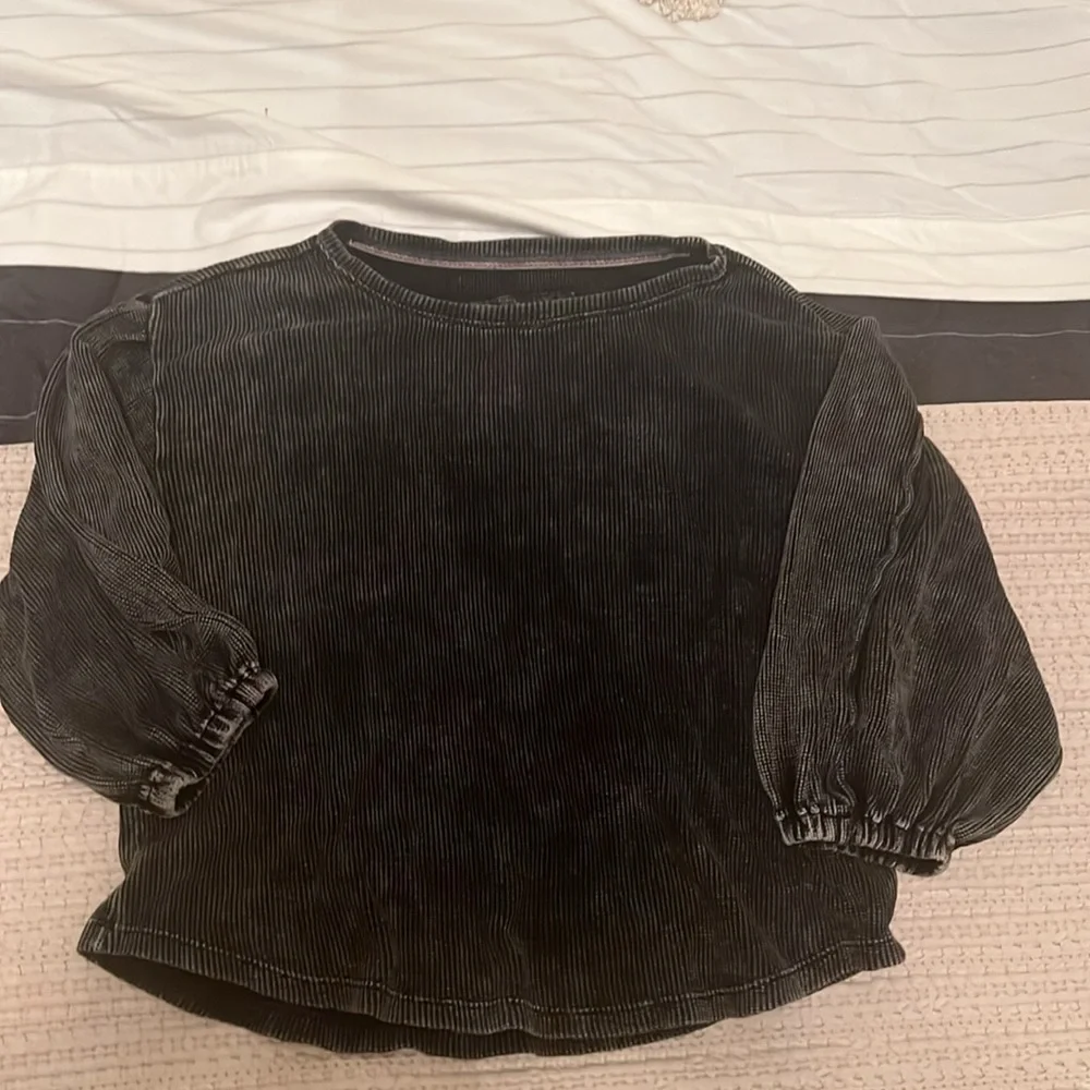 Pilcro Anthropologie Washed Waffle Quarter Sleeve Shirt Top - Picture 2 of 5